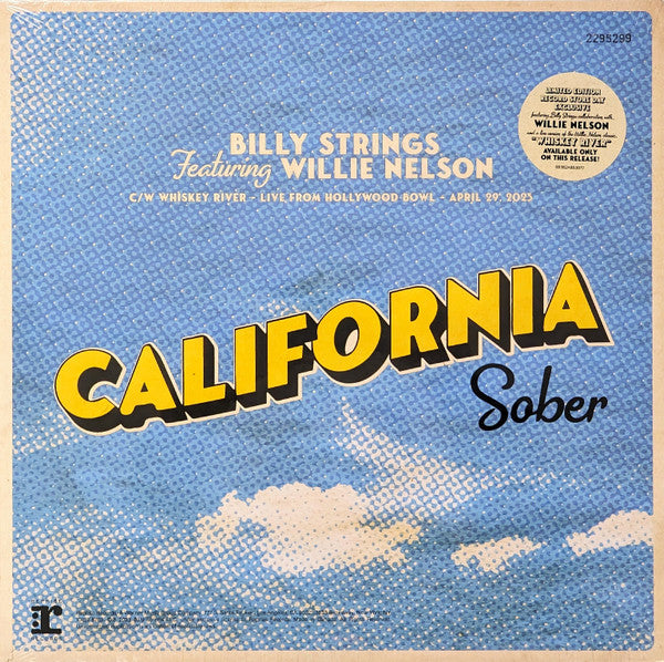 Billy Strings Featuring Willie Nelson : California Sober (12", S/Sided, RSD, Single, Etch, Ltd, Gre)