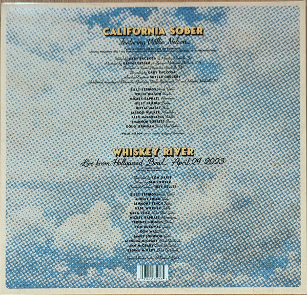 Billy Strings Featuring Willie Nelson : California Sober (12", S/Sided, RSD, Single, Etch, Ltd, Gre)