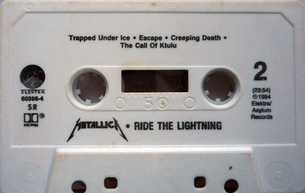 Metallica : Ride The Lightning (Cass, Album, SR)