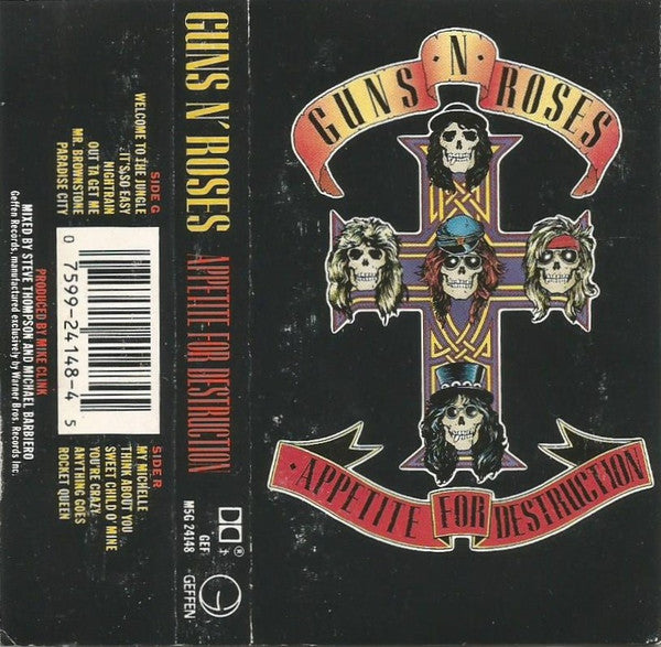 Guns N' Roses : Appetite For Destruction (Cass, Album)