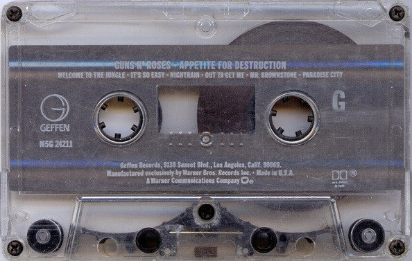 Guns N' Roses : Appetite For Destruction (Cass, Album)