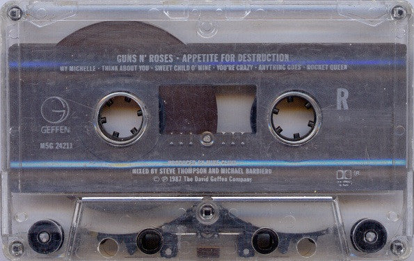 Guns N' Roses : Appetite For Destruction (Cass, Album)