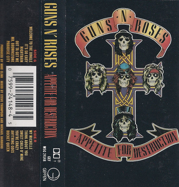 Guns N' Roses : Appetite For Destruction (Cass, Album)