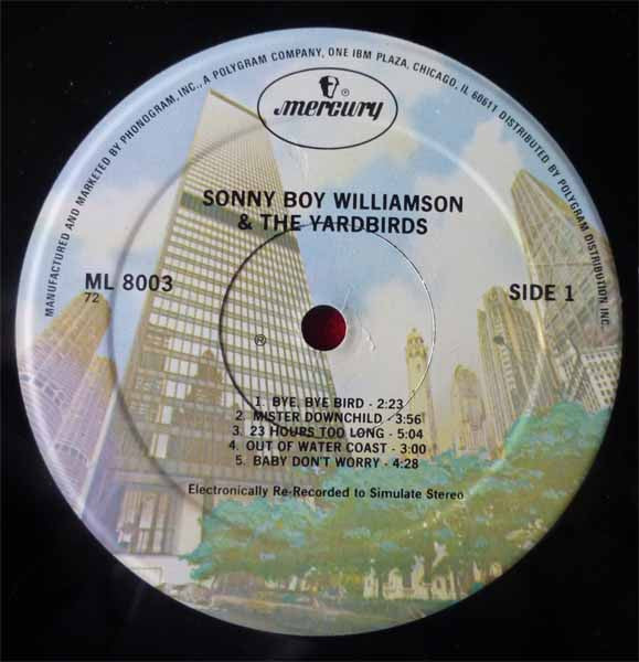 Eric Clapton And The Yardbirds Live With Sonny Boy Williamson (2) : Eric Clapton And The Yardbirds Live With Sonny Boy Williamson (LP, Album, RP)
