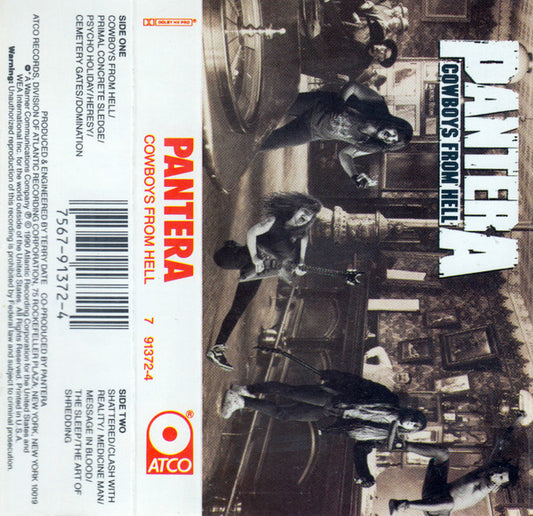 Pantera : Cowboys From Hell (Cass, Album, SR)