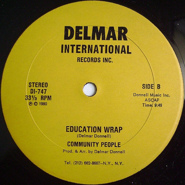 Community People : Education Wrap (12")