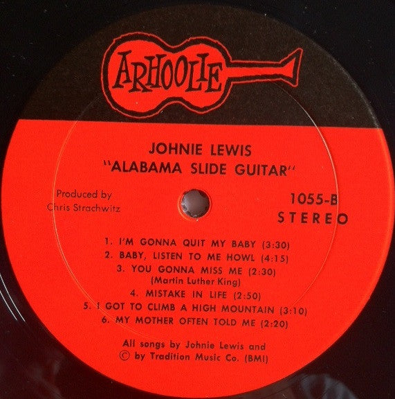 Johnie Lewis : Alabama Slide Guitar (LP, Album)
