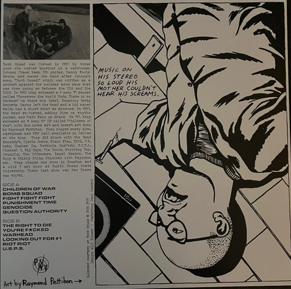 Bomb Squad (7) : Question Authority '81-'84 (LP, Comp)