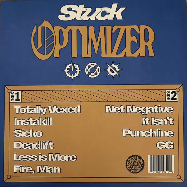 Stuck (7) : Optimizer (LP, Album, Blu)