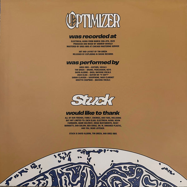 Stuck (7) : Optimizer (LP, Album, Blu)