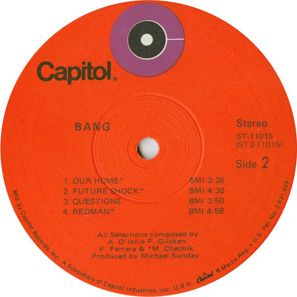 Bang (12) : Bang (LP, Album, Jac)