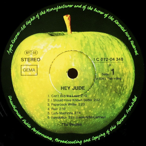 The Beatles : Hey Jude (LP, Comp)