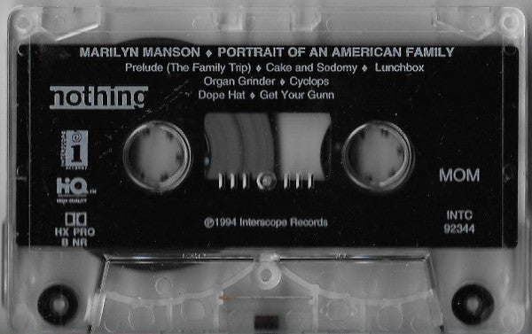 Marilyn Manson : Portrait Of An American Family (Cass, Album)