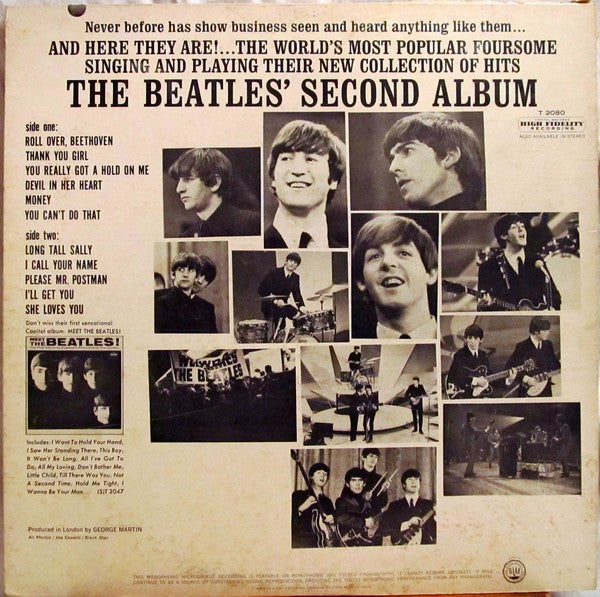 The Beatles : The Beatles' Second Album (LP, Album, Mono,  RC)