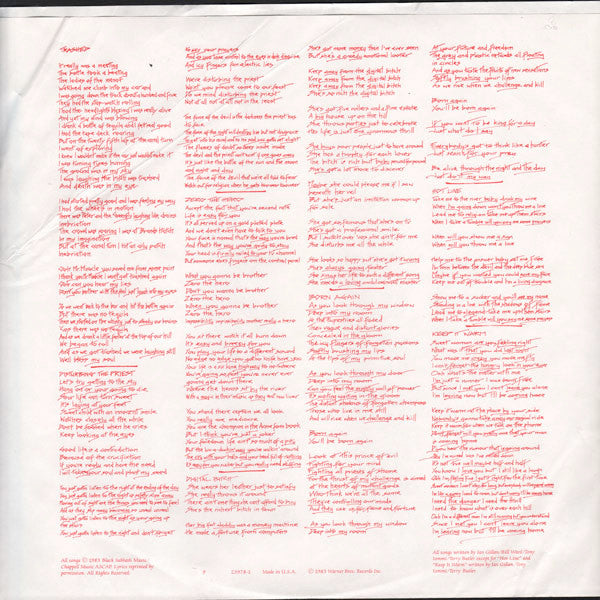 Black Sabbath : Born Again (LP, Album, Win)