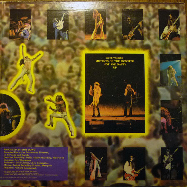 Black Oak Arkansas : Raunch 'N' Roll Live (LP, Album, PR )