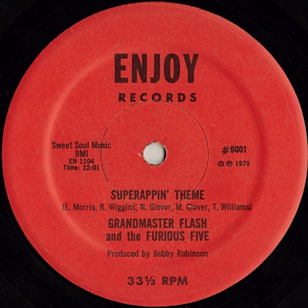 Grandmaster Flash And The Furious Five* : Superappin' (12", M/Print)
