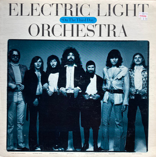 Electric Light Orchestra : On The Third Day (LP, Album, RE, Ter)