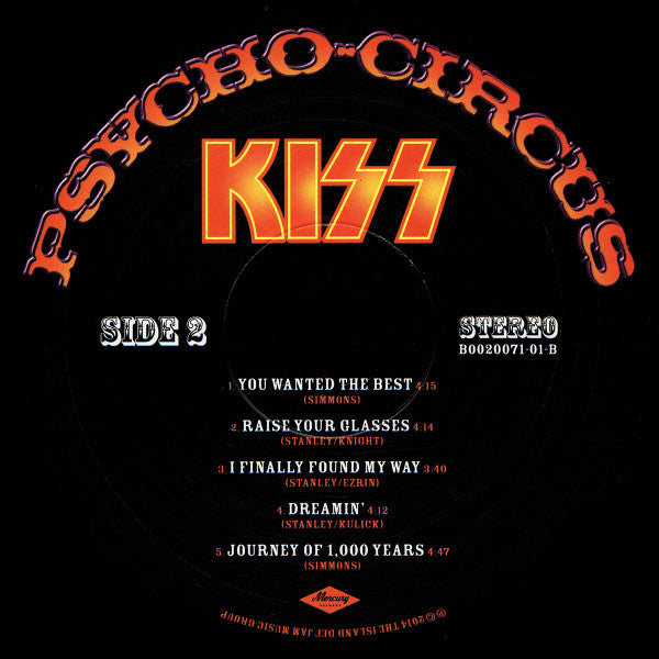 Kiss : Psycho Circus (LP, Album, RE, 180)