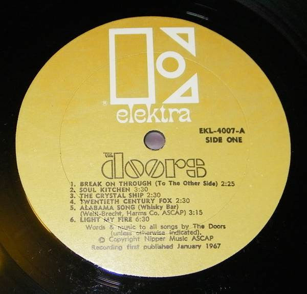 The Doors : The Doors (LP, Album, Mono, MP, RP, ARM)