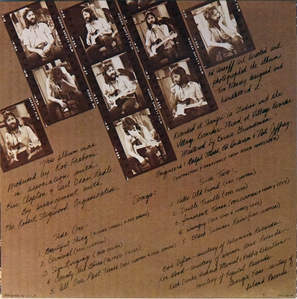 Eric Clapton : No Reason To Cry (LP, Album)