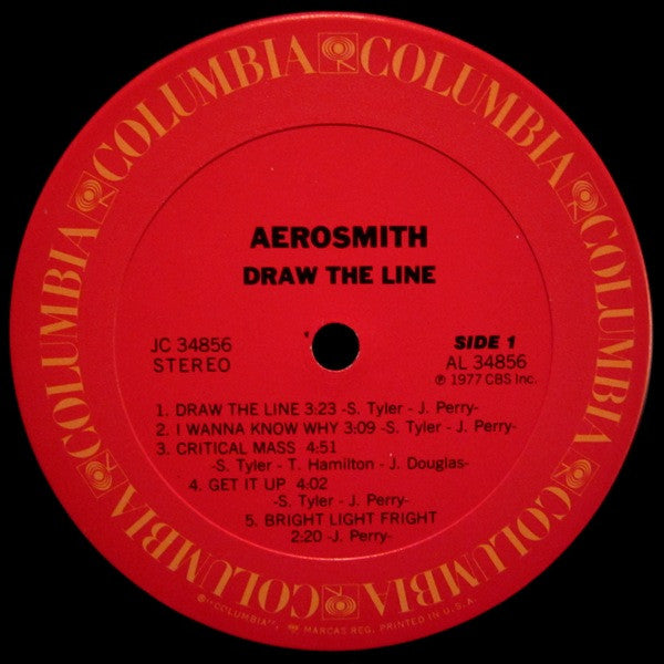 Aerosmith : Draw The Line (LP, Album, Ter)