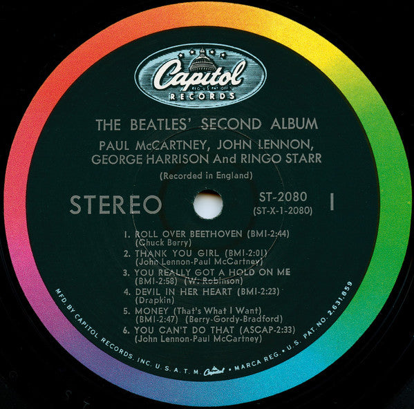 The Beatles : The Beatles' Second Album (LP, Album, Scr)