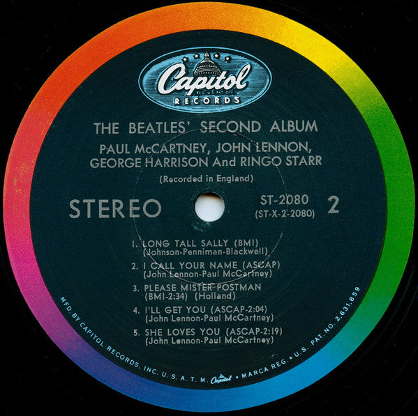 The Beatles : The Beatles' Second Album (LP, Album, Scr)