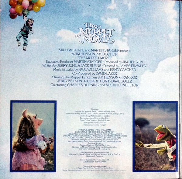 The Muppets : The Muppet Movie - Original Soundtrack Recording (LP, Album, SP )
