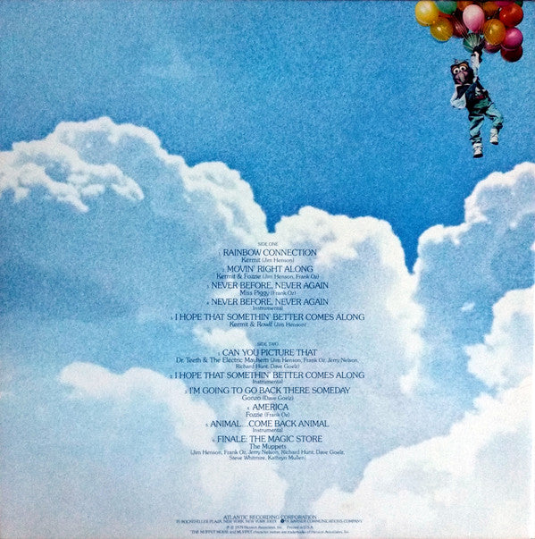 The Muppets : The Muppet Movie - Original Soundtrack Recording (LP, Album, SP )