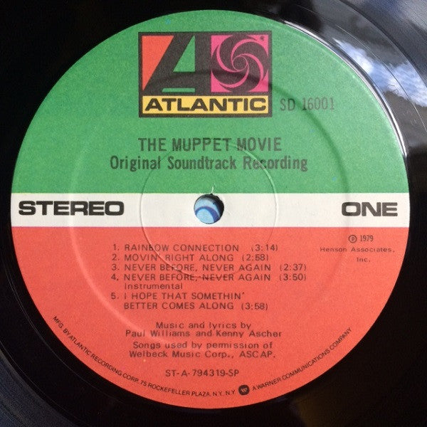 The Muppets : The Muppet Movie - Original Soundtrack Recording (LP, Album, SP )