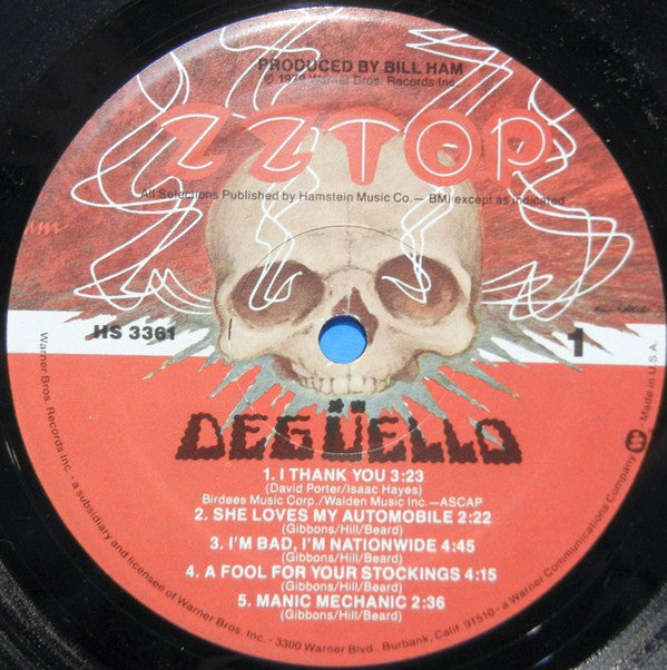 ZZ Top : Degüello (LP, Album, Ter)