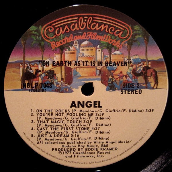 Angel (24) : On Earth As It Is In Heaven (LP, Album, Pit)