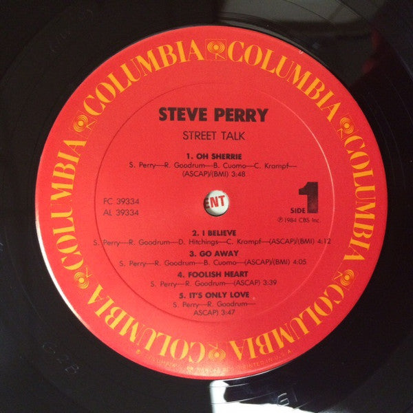 Steve Perry : Street Talk (LP, Album, Car)