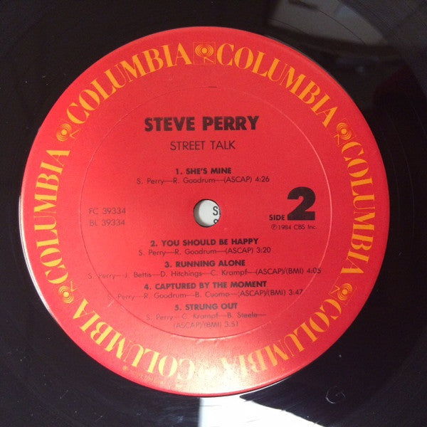 Steve Perry : Street Talk (LP, Album, Car)
