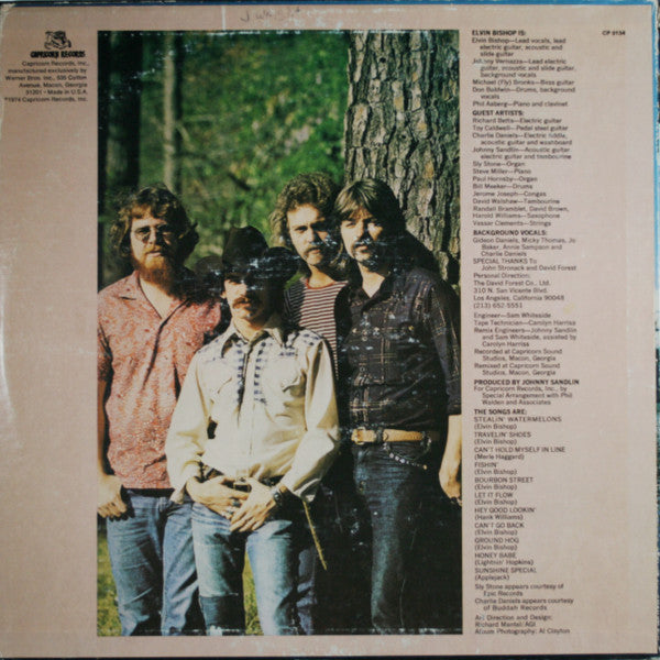 Elvin Bishop : Let It Flow (LP, Album, Ter)