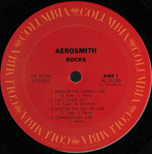 Aerosmith : Rocks (LP, Album, Ter)
