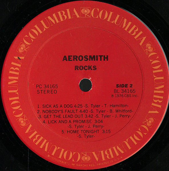 Aerosmith : Rocks (LP, Album, Ter)