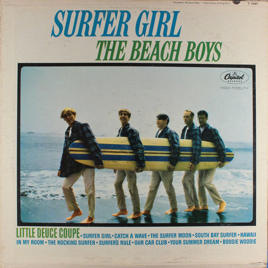 The Beach Boys : Surfer Girl (LP, Album, Mono, Scr)