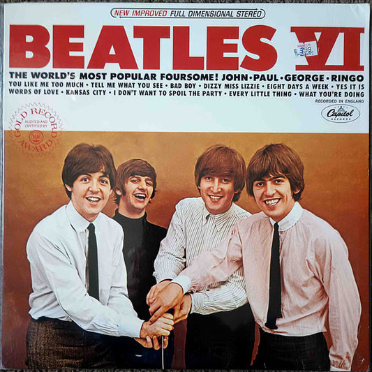 The Beatles : Beatles VI (LP, Album, RE, Rai)