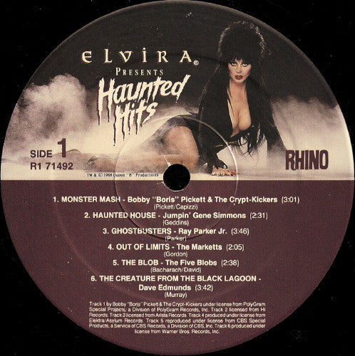 Various : Elvira Presents Haunted Hits (2xLP, Comp)