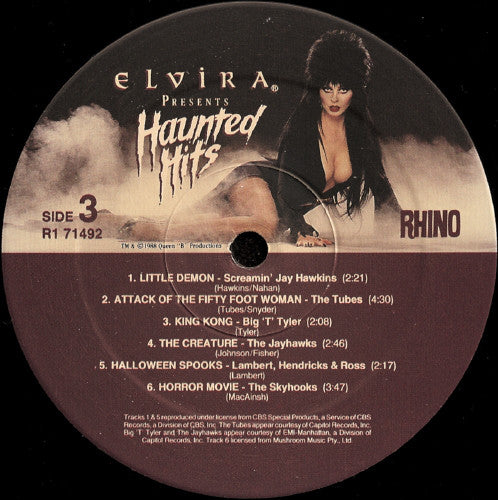 Various : Elvira Presents Haunted Hits (2xLP, Comp)