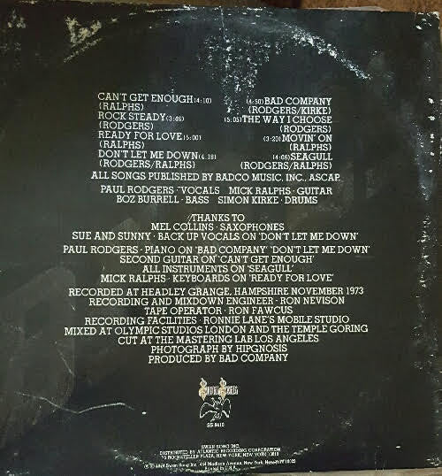 Bad Company (3) : Bad Company (LP, Album)