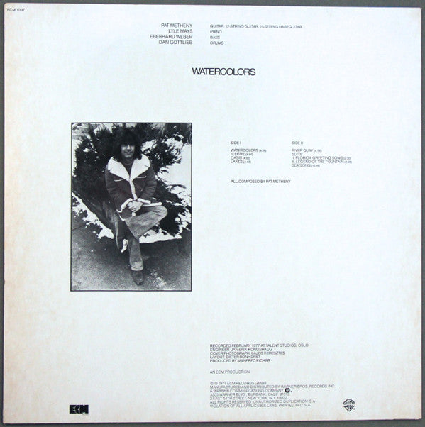 Pat Metheny : Watercolors (LP, Album, RE, Wak)