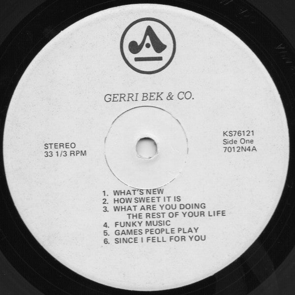 Gerri Bek & Co. : What's New (LP, Album)